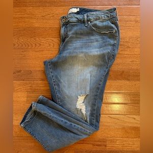 Torrid Denim Boyfriend distressed jeans size 18 excellent condition